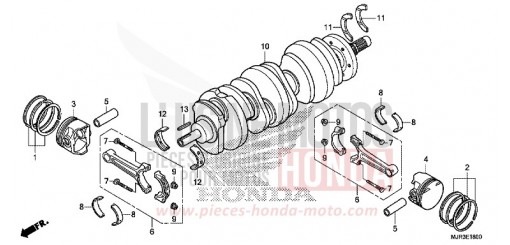 VILEBREQUIN/PISTON GL1800CF de 2015